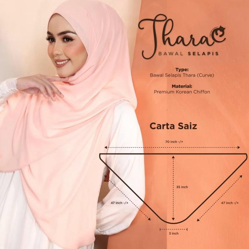 THARA BAWAL SELAPIS KOREA CHIFFON