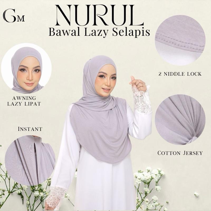 Nurul Bawal Selapis Lazy Cotton Jersey