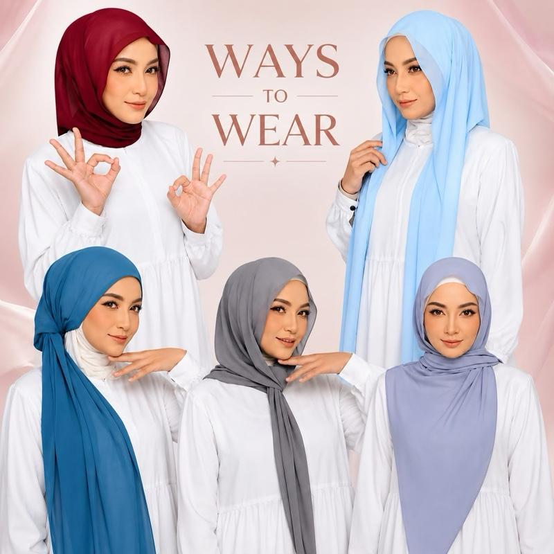 SHAWL HOODIE WITH GETAH CHIFFON