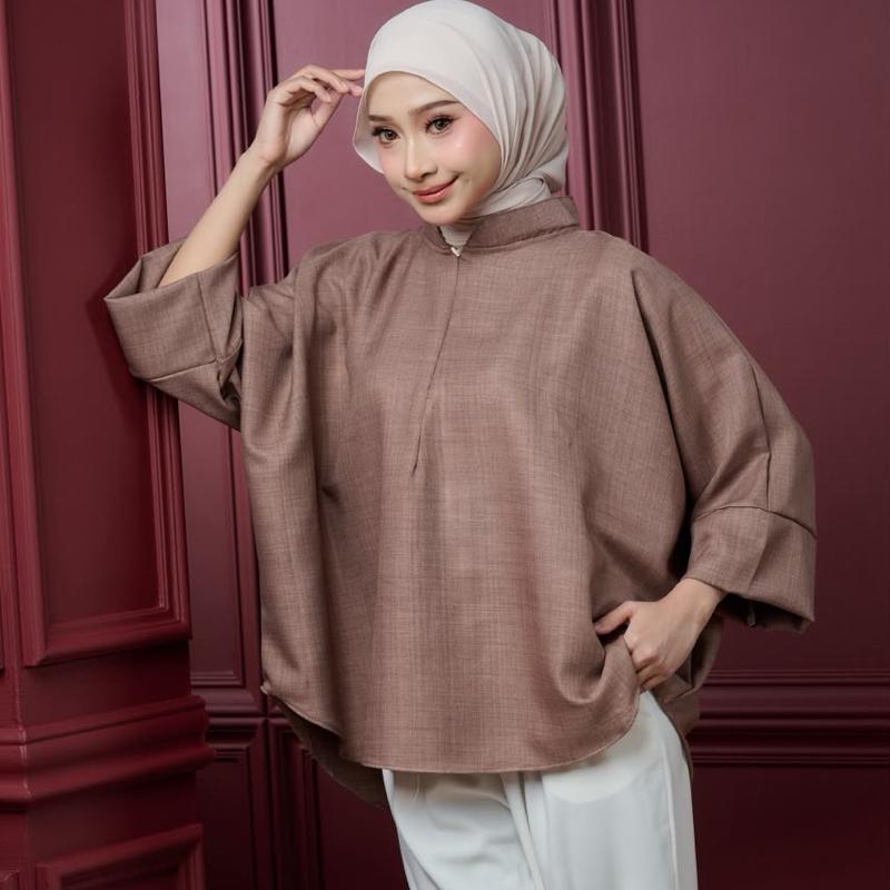 AMANDA BLOUSE COTTON LINEN PREMIUM