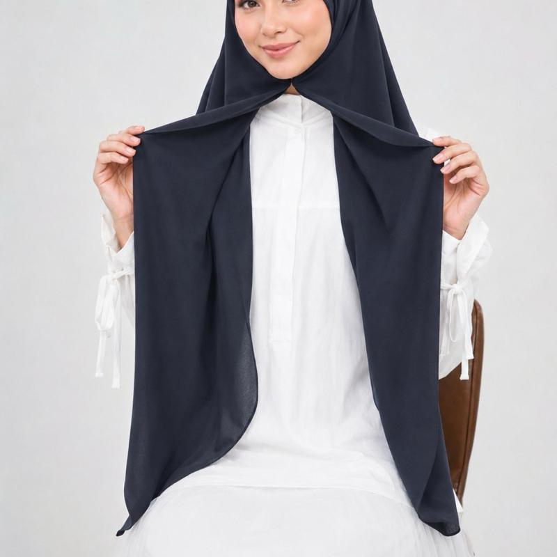 MAGNET HOODIE 2M PREMIUM HEAVY CHIFFON by Diamodest
