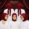 SHAWL HOODIE WITH GETAH CHIFFON