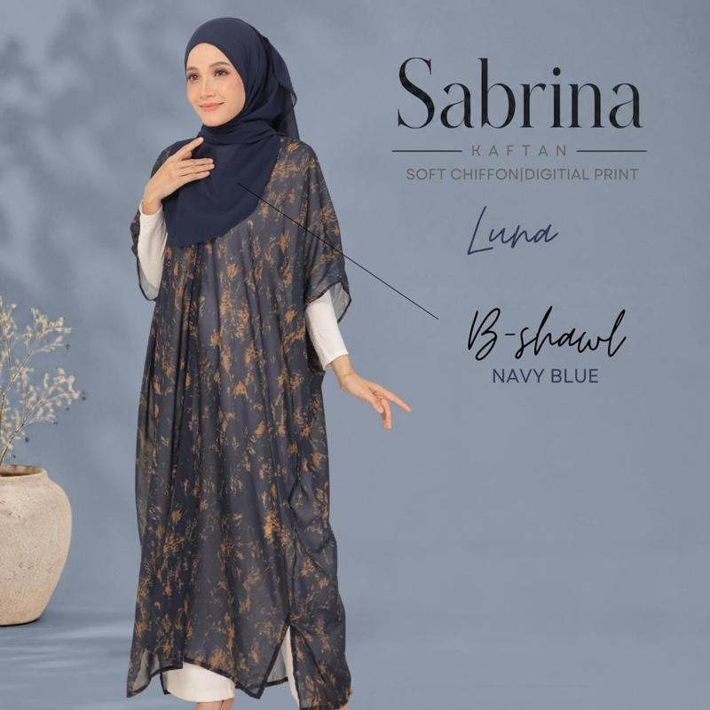 SABRINA KAFTAN DRESS SOFT CHIFFON BUTTON