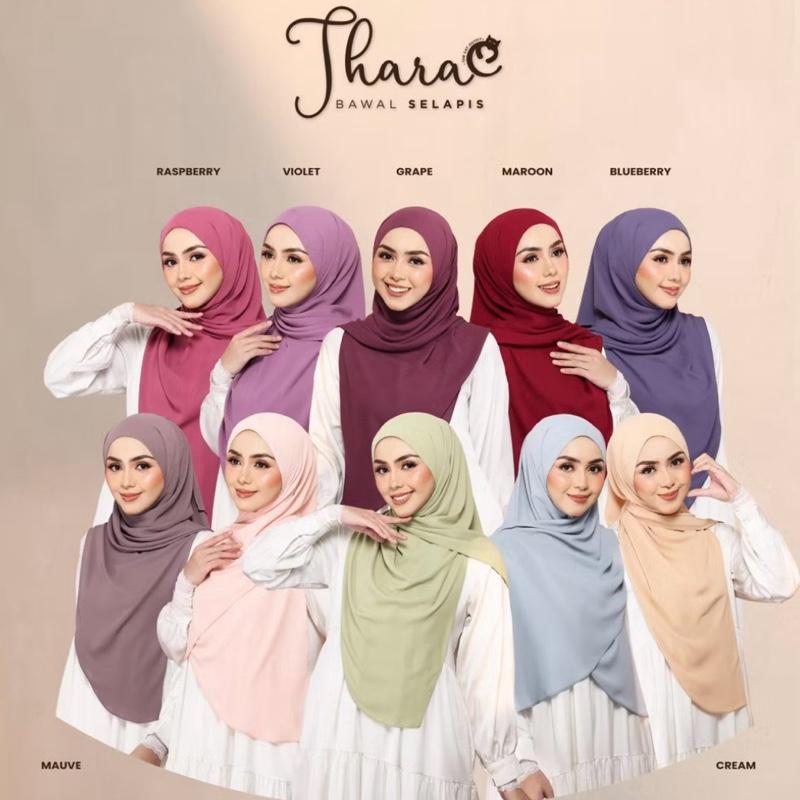 THARA BAWAL SELAPIS KOREA CHIFFON