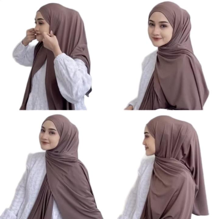 Instant Pashmina Lazy Oval Soft Jersey