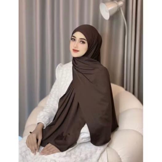 Instant Pashmina Lazy Oval Soft Jersey