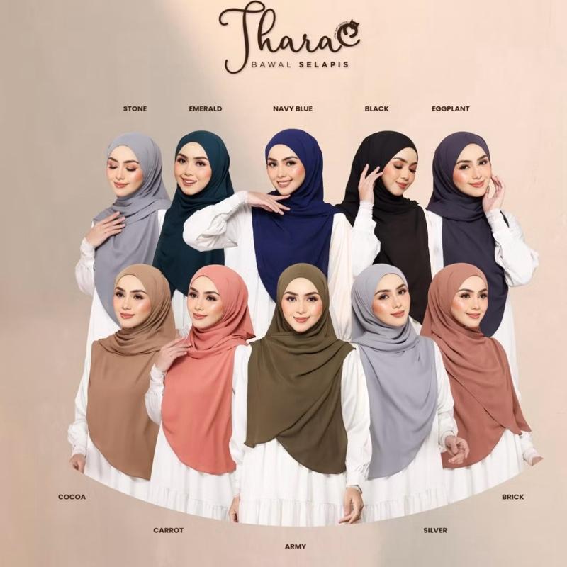 THARA BAWAL SELAPIS KOREA CHIFFON