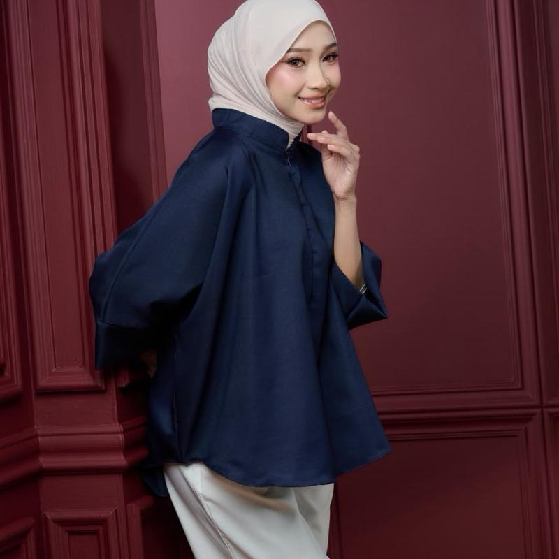 AMANDA BLOUSE COTTON LINEN PREMIUM