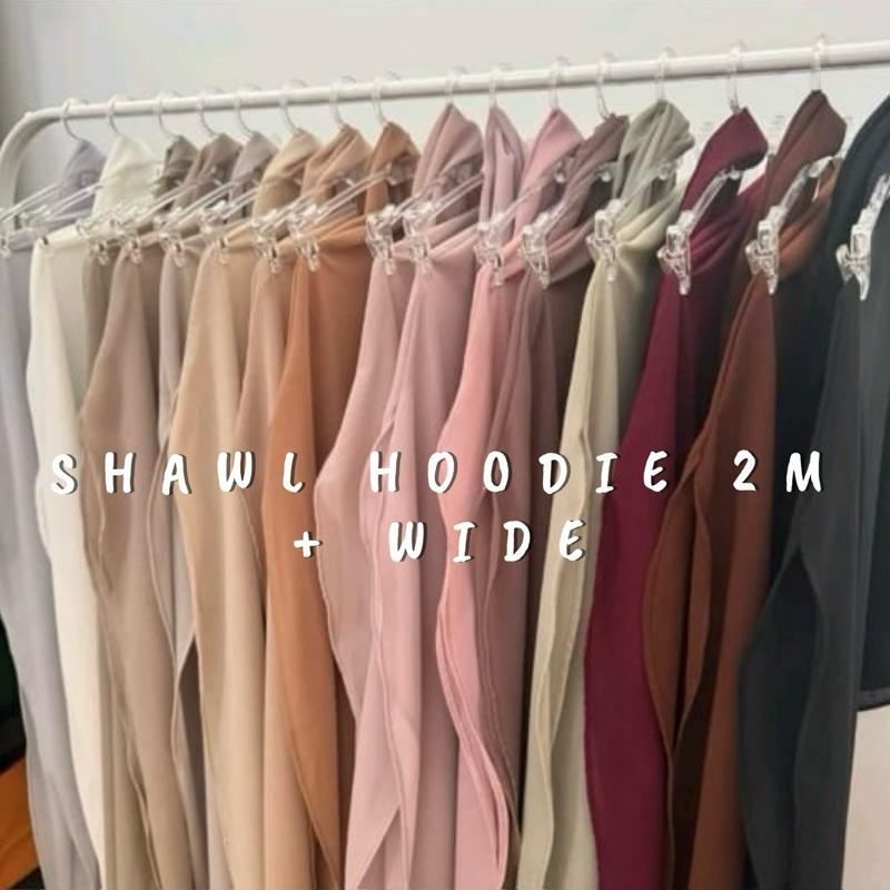 Bawshol Premium Chiffon Hoodie 2metre + wide