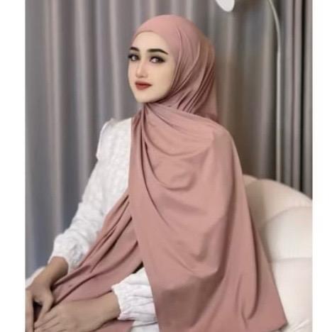 Instant Pashmina Lazy Oval Soft Jersey