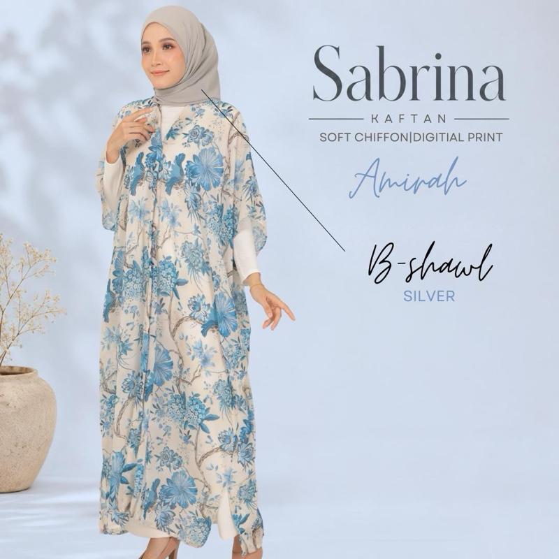 SABRINA KAFTAN DRESS SOFT CHIFFON BUTTON